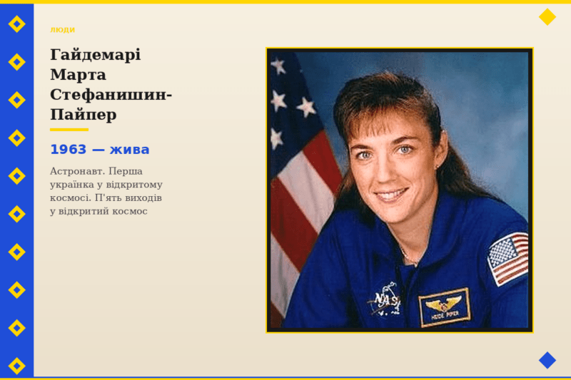 Видатні українки, які жили з метою і змінювали світ - Гайдемарі Марта Стефанишин-Пайпер